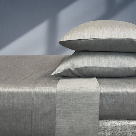 MELANGE Bamboo Sheet Sets -  Cuddle-Worthy, Comfortable For Better Sleep, Quality and Hypoallergenic Bed Cover Sets - Silver