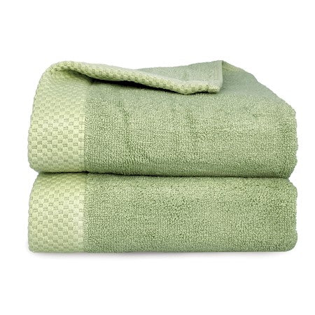 Luxury BAMBOO Hand Towel 2Pack - Super Absorbent, High Quality and Hypoallergenic Hand Towel - Naturally Resistant to Bacteria - Sage