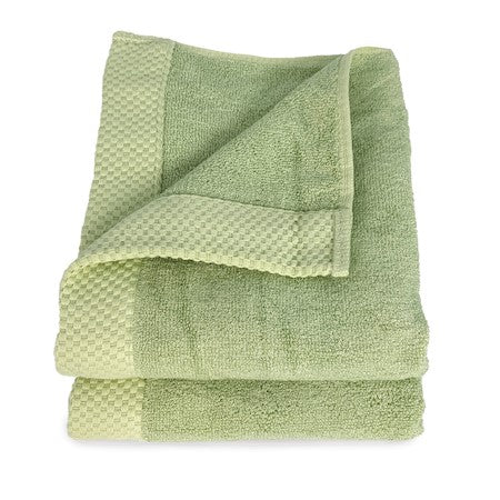 Luxury BAMBOO Hand Towel 2Pack - Super Absorbent, High Quality and Hypoallergenic Hand Towel - Naturally Resistant to Bacteria - Sage