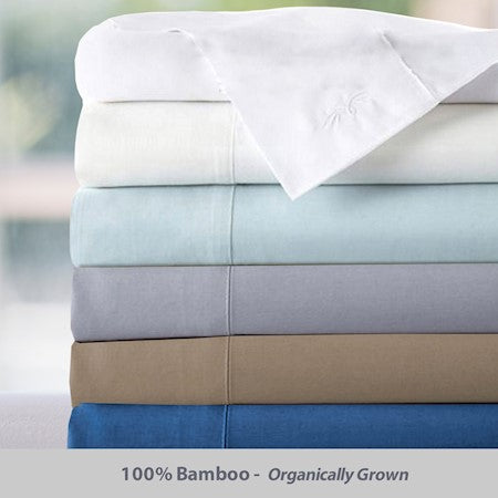 BAMBOO Pillow Case Set - Luxurious, Hypoallergenic Bed Cover Sets - Made from 100% Bamboo - Sky