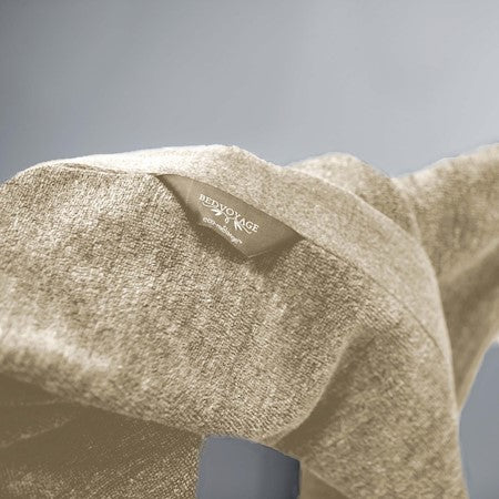 MELANGE Bamboo Bath Sheet - Stay Fresher Longer, Perfect for Sensitive Skin - 100% Cotton - Sand