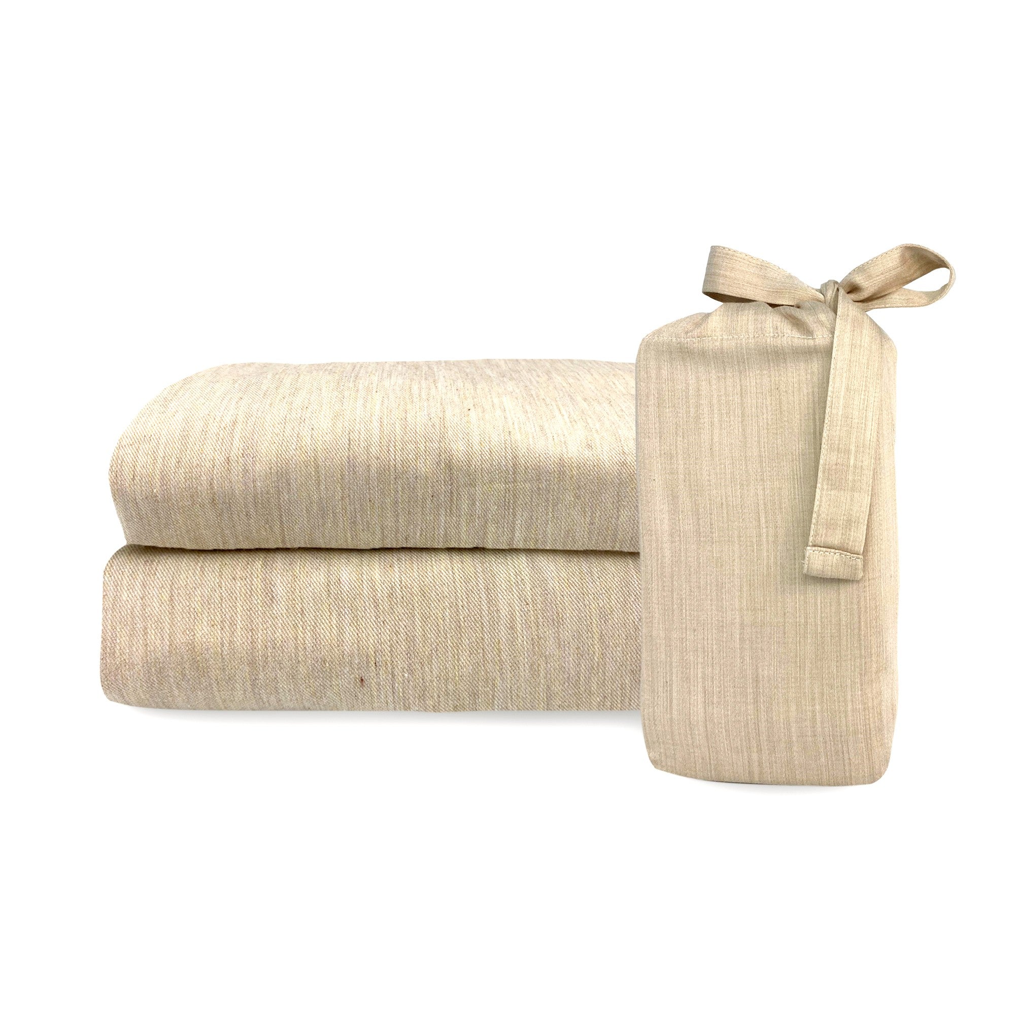 MELANGE Bamboo Pillowcase Sets - Sand