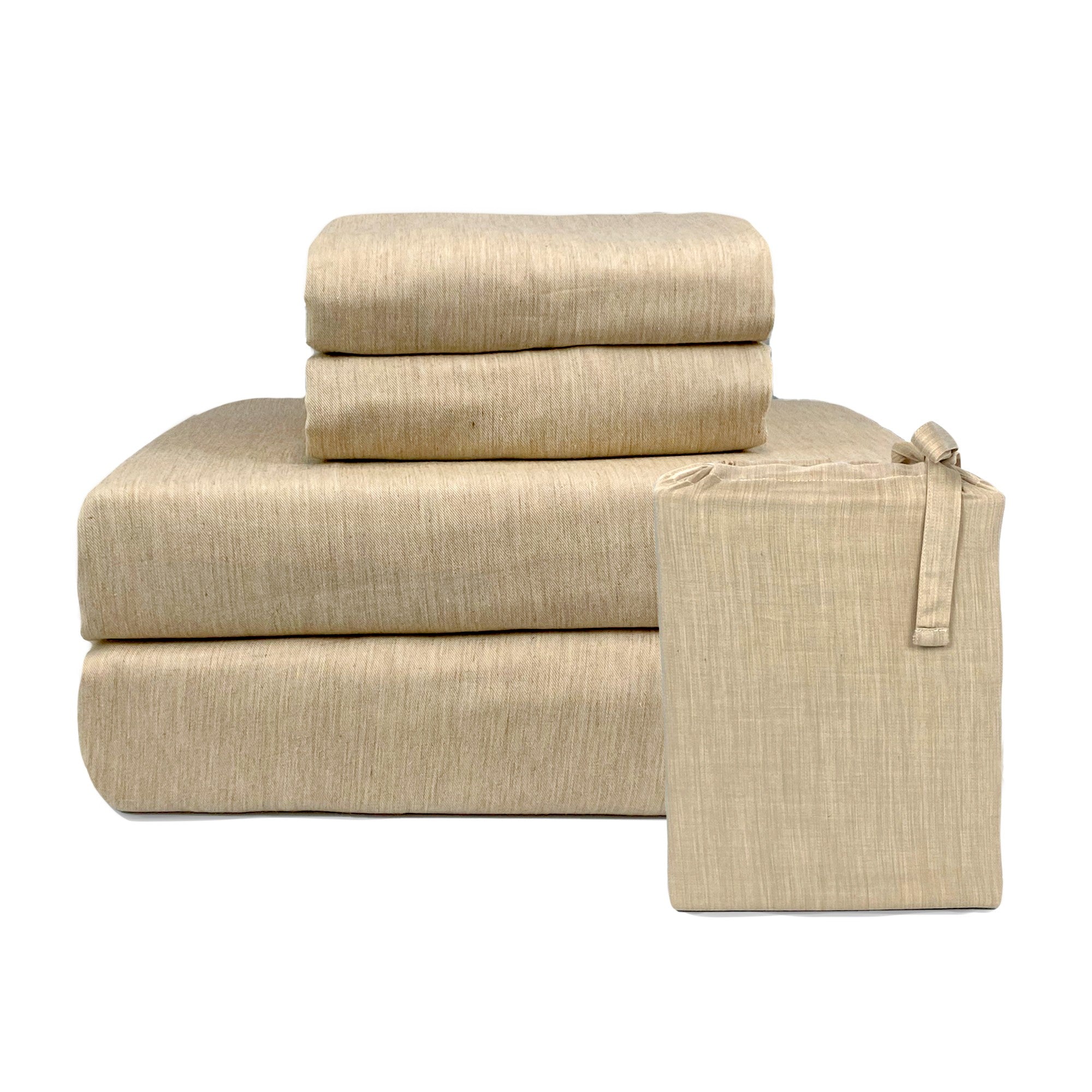 MELANGE Bamboo Sheet Sets - Sand
